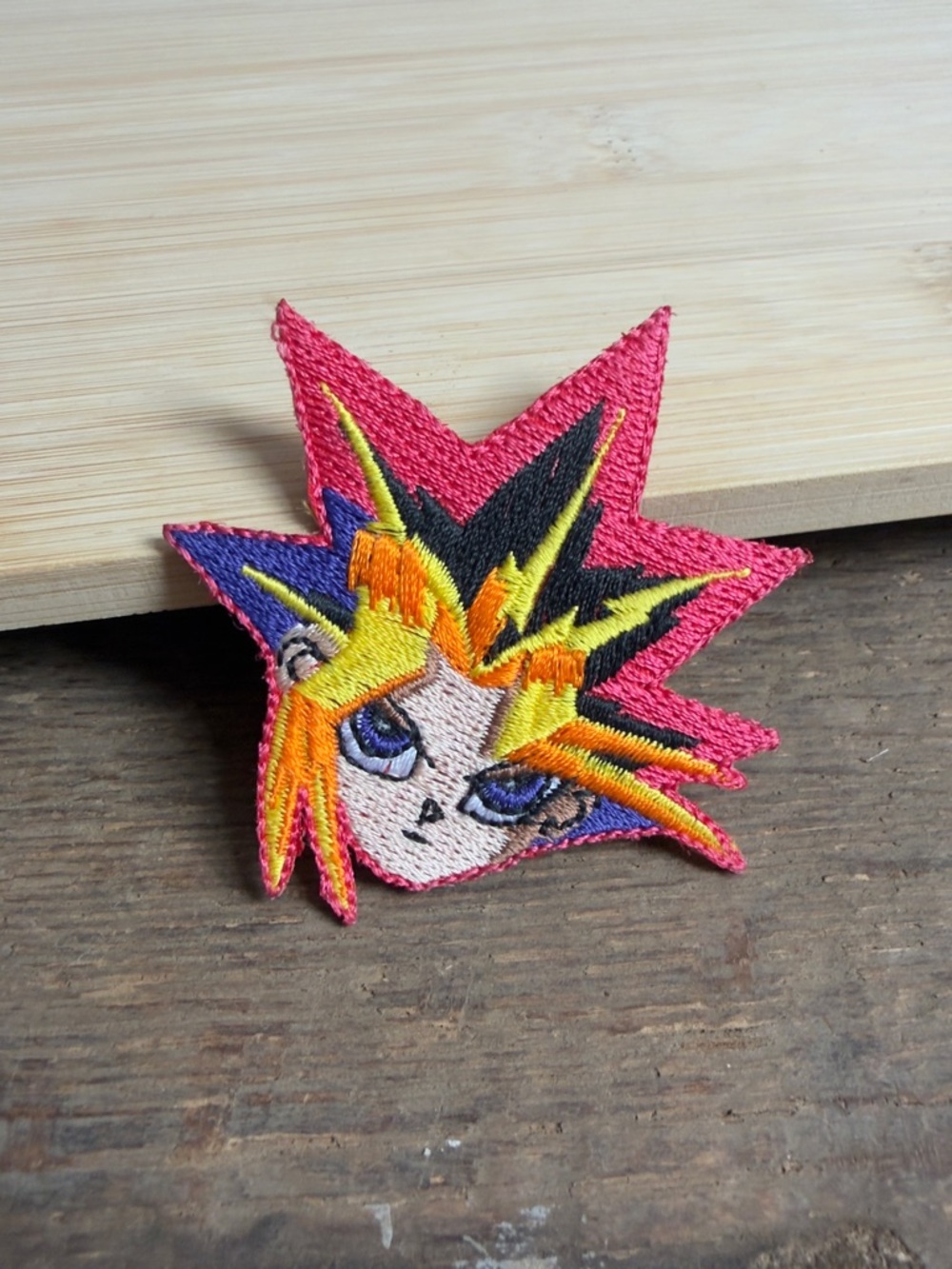 NOS vintage 90s Yu-Gi-Oh! embroidered patch 3”